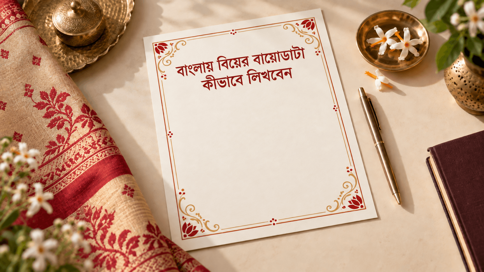 বাংলায় বিয়ের বায়োডাটা কীভাবে লিখবেন