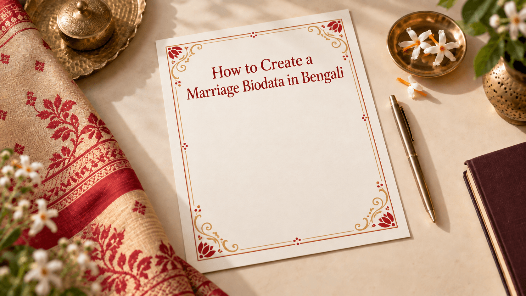 How to Create a Marriage Biodata in Bengali