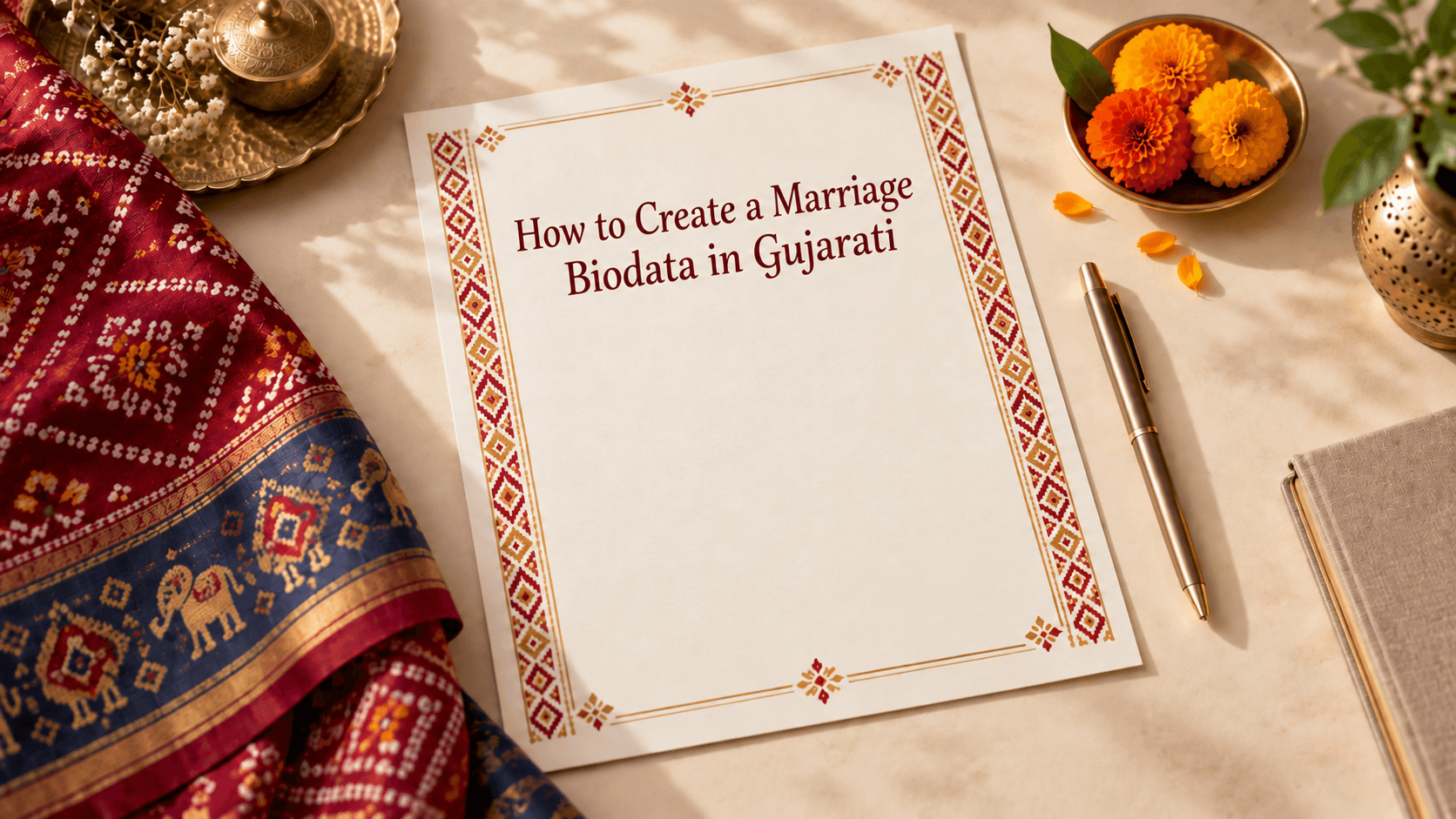 How to Create a Marriage Biodata in Gujarati