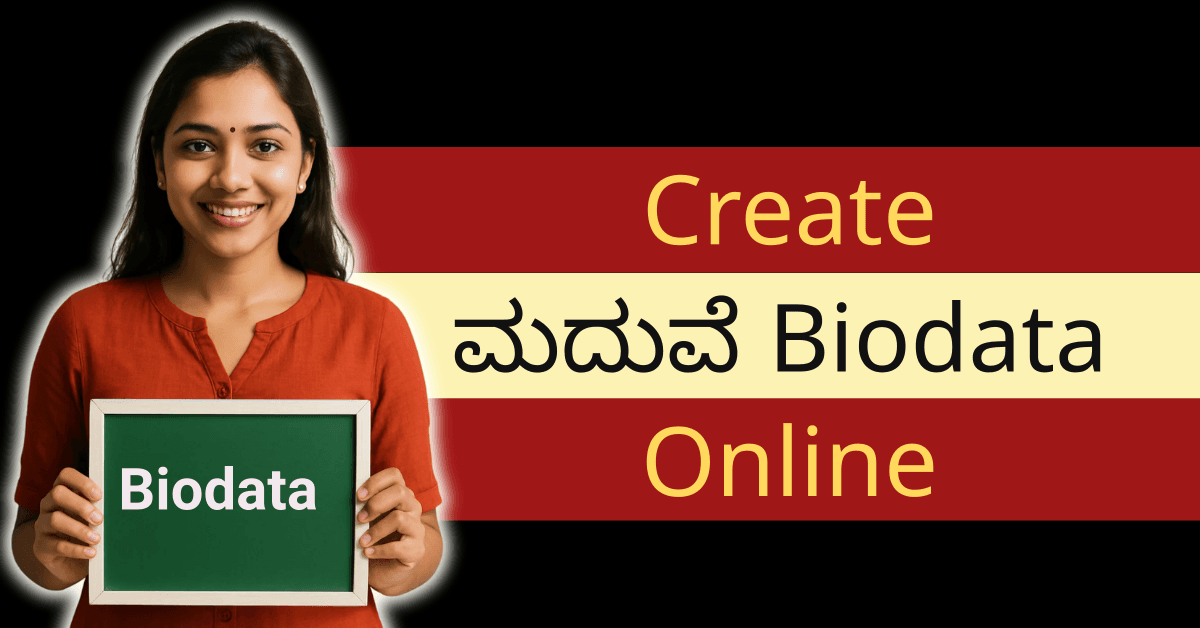 ನಿಮ್ಮ iPhone, ಆಂಡ್ರಾಯ್ಡ್ ಮೊಬೈಲ್, ಅಥವಾ ಲ್ಯಾಪ್‌ಟಾಪ್‌ನಲ್ಲಿ Marriage Biodata ಅನ್ನು ಆನ್‌ಲೈನ್‌ನಲ್ಲಿ ರಚಿಸುವುದು ಹೇಗೆ
