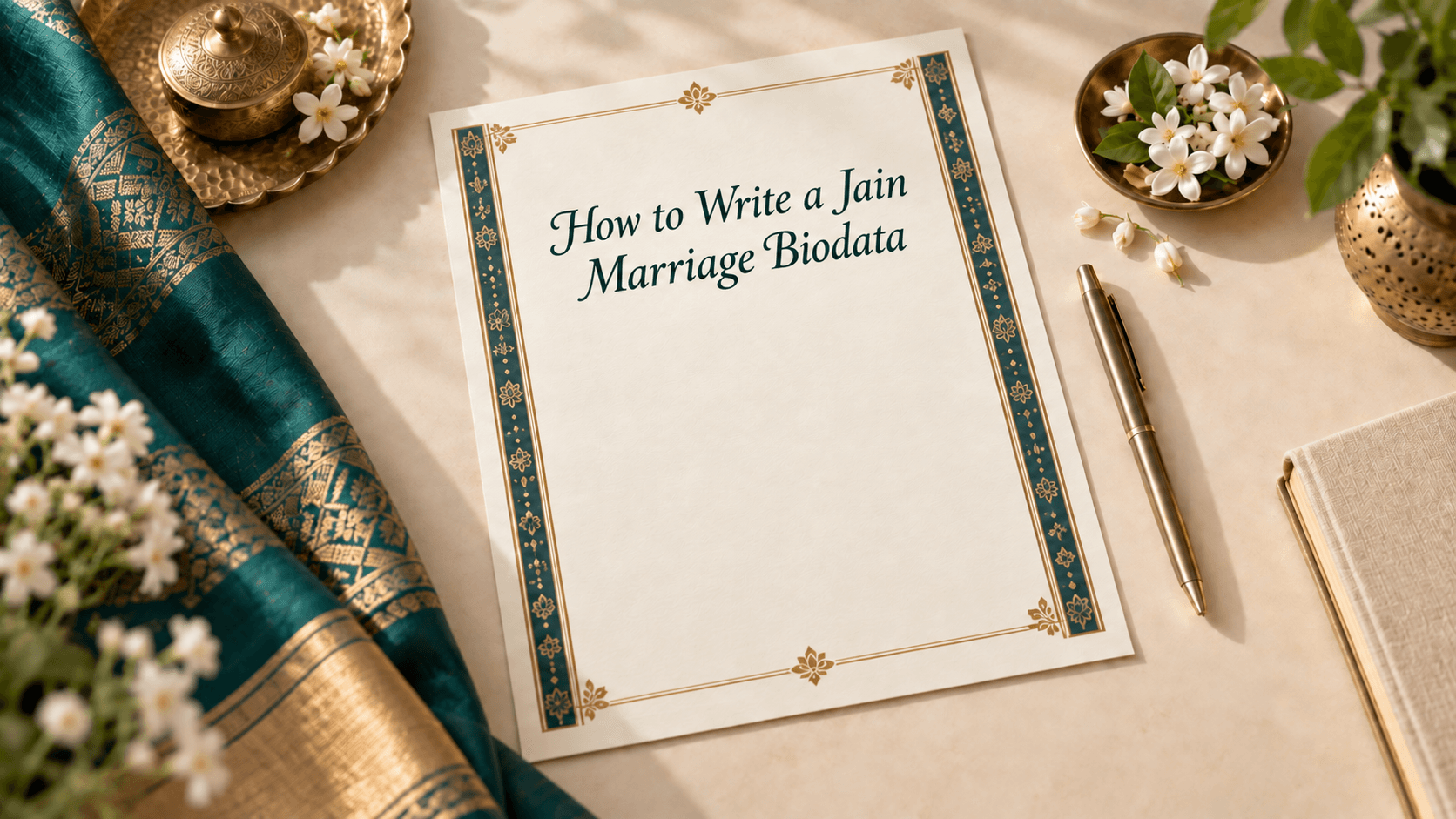 How to Write a Jain Marriage Biodata