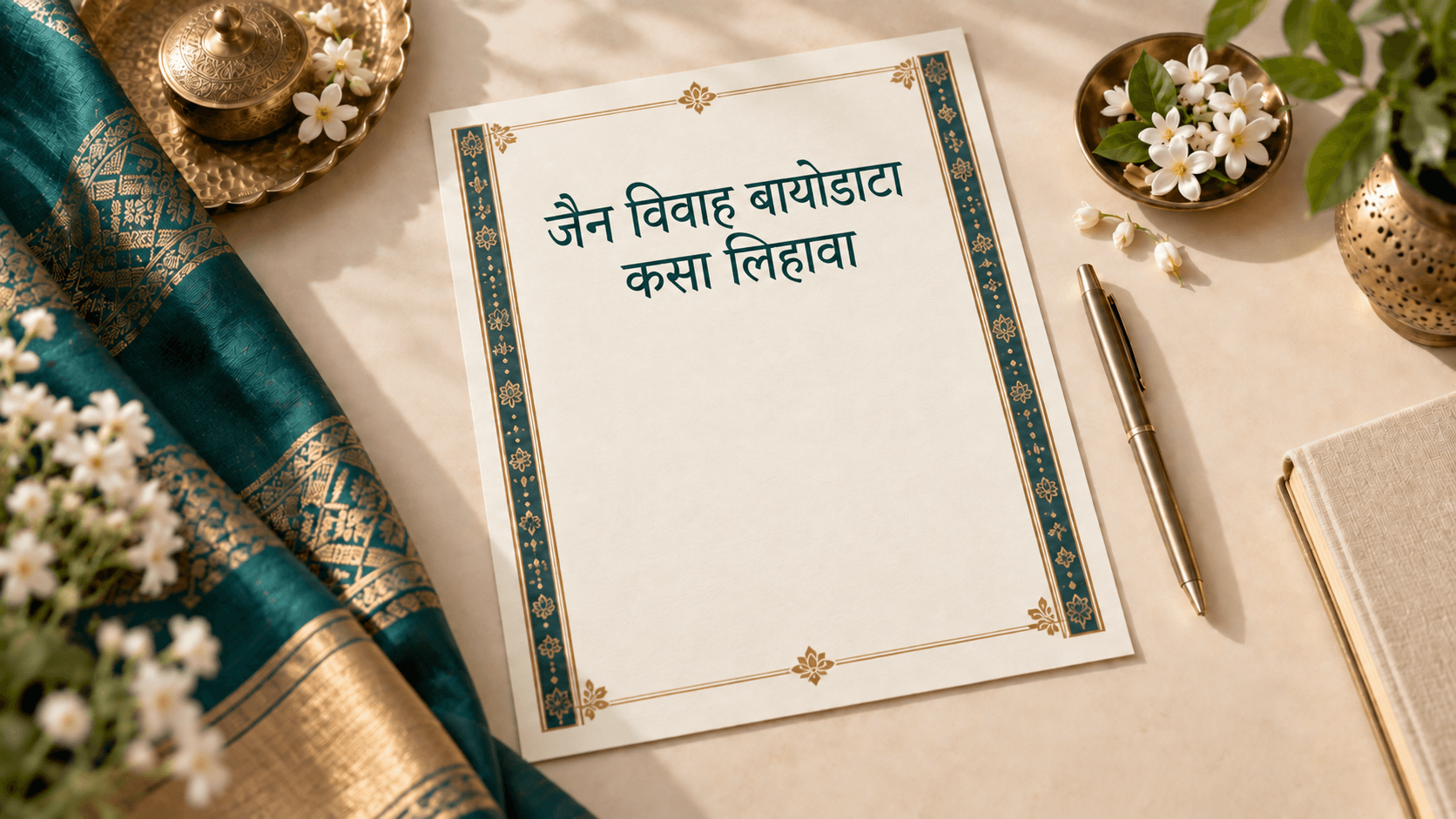 जैन विवाह बायोडाटा कसा लिहावा