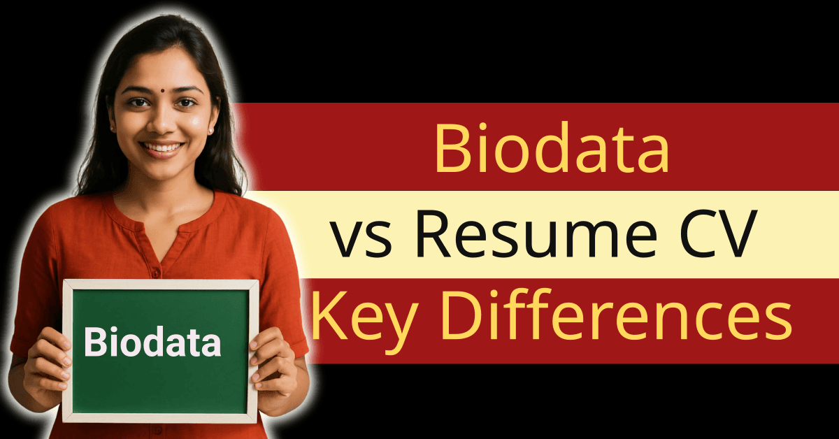 Marriage Biodata vs Resume vs CV - মূল পার্থক্যগুলো [২০২৬ গাইড]