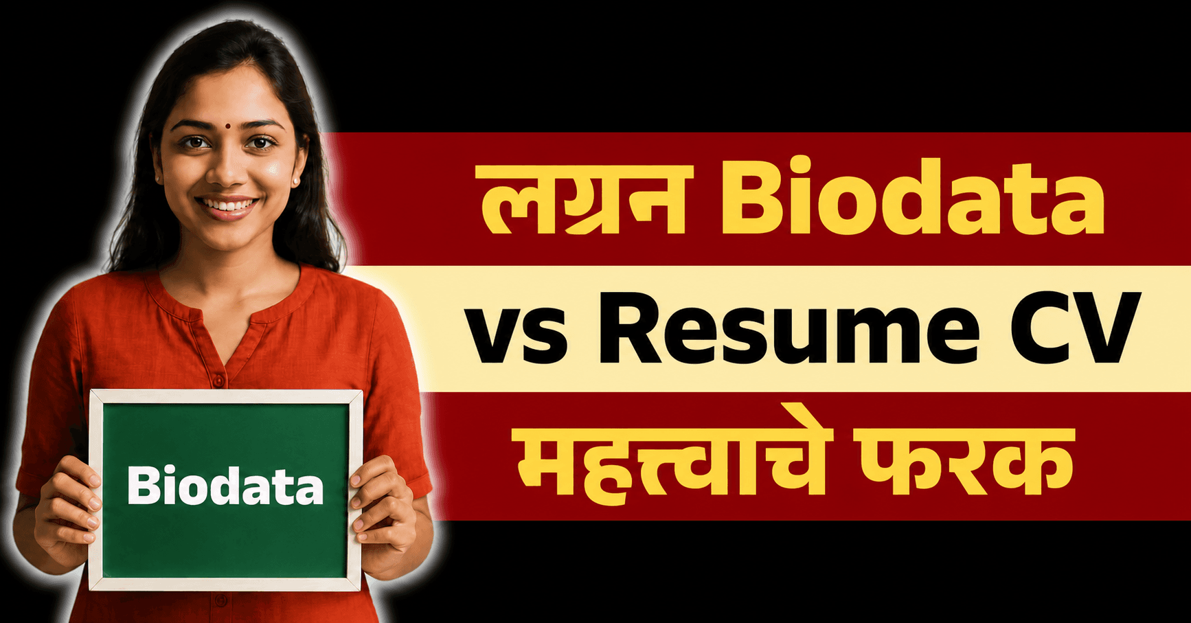 Marriage Biodata, Resume आणि CV मधील मुख्य फरक - [2026 Guide]