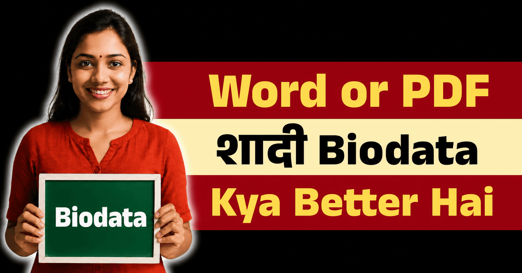 Marriage Biodata Word Format vs PDF Format | शादी का बायोडाटा कैसे बनाएं?