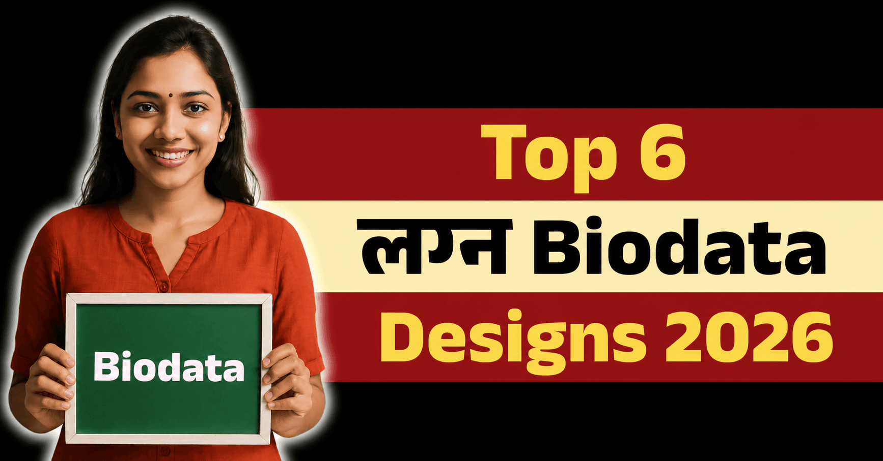 2026 चे टॉप 6 मराठी बायोडाटा डिझाईन्स | Marathi Biodata Maker
