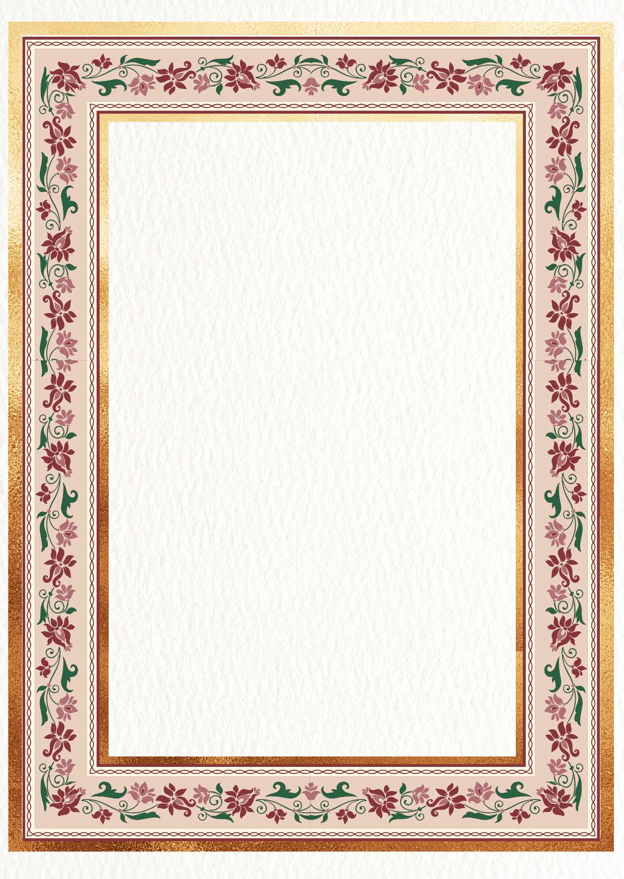 Cream and Pink Wedding Invitation Wedding Page