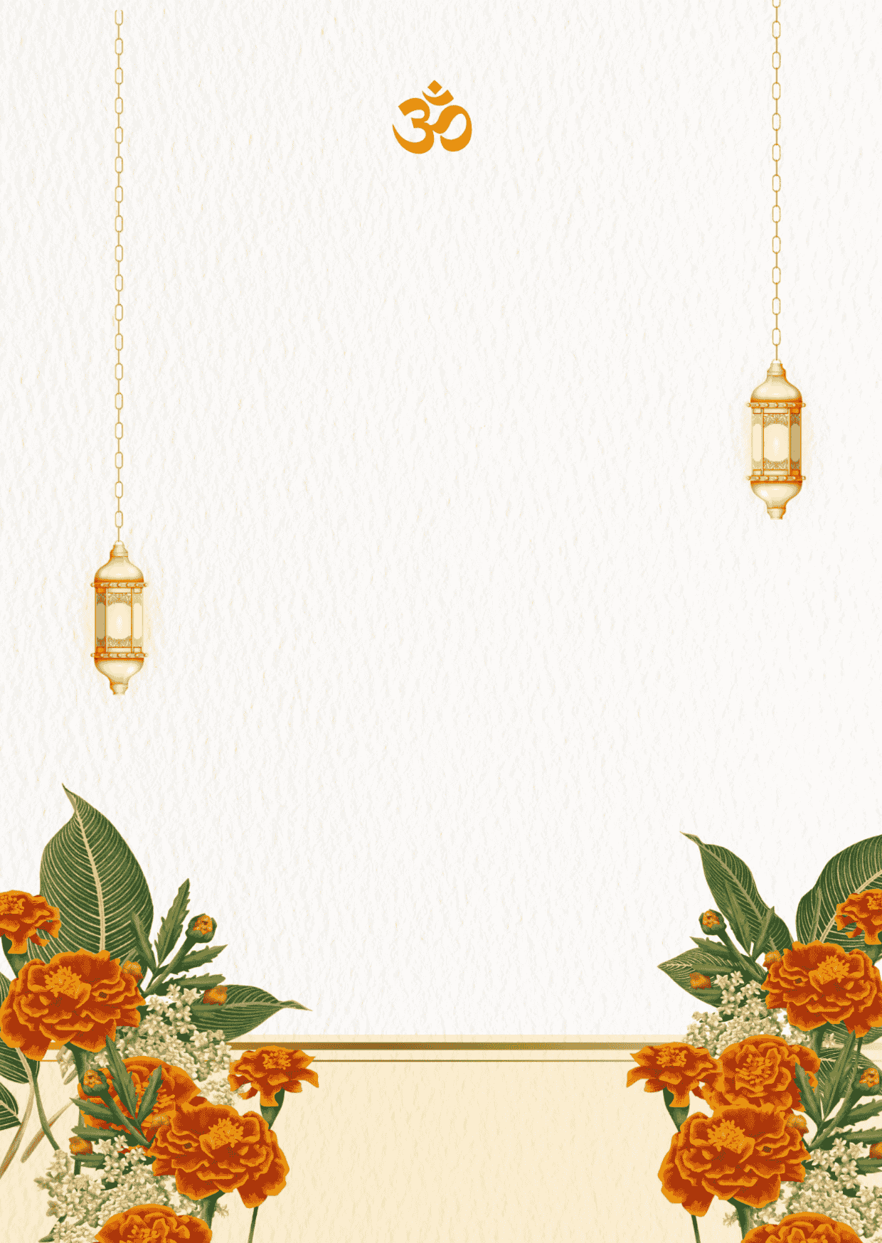 Gold and Orange Wedding Invitation Wedding Page