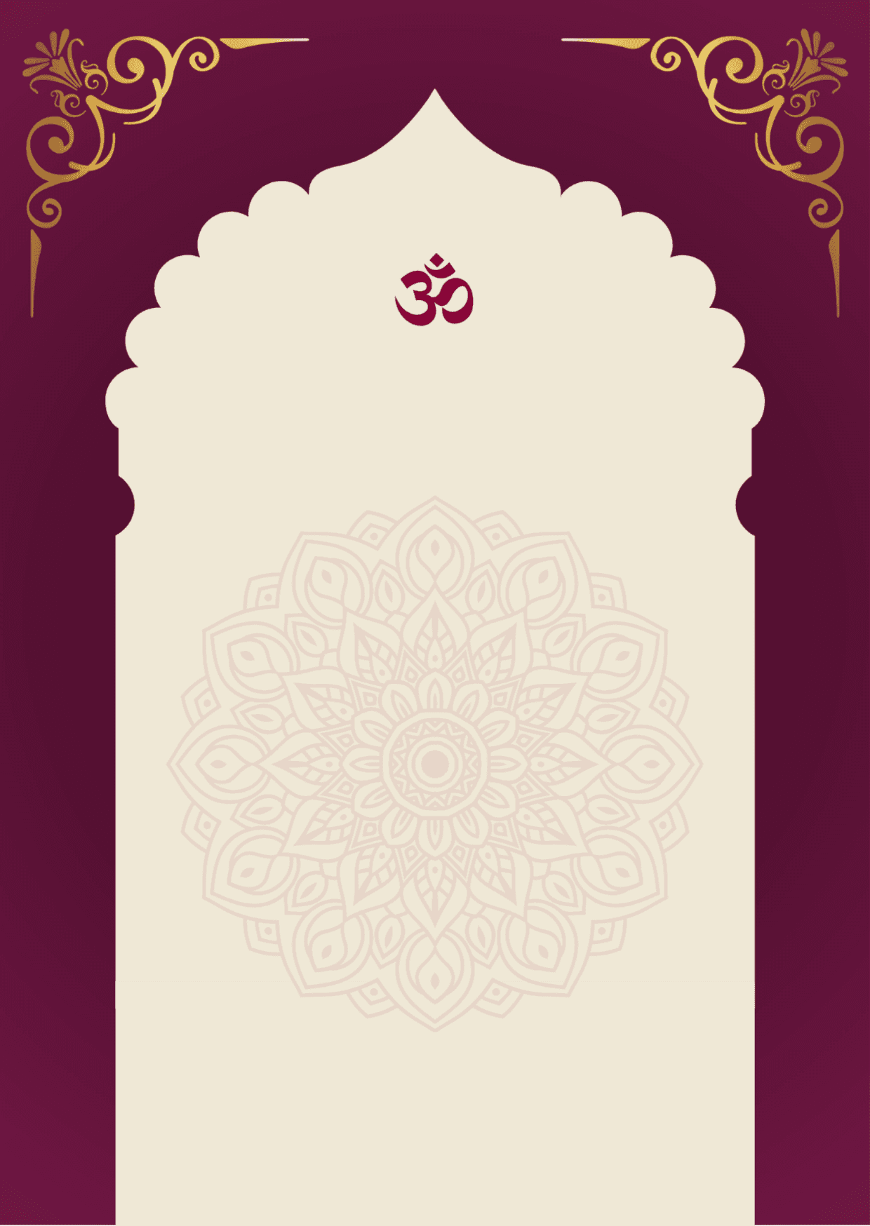 Purple Yellow Festive Wedding Invitation Wedding Page