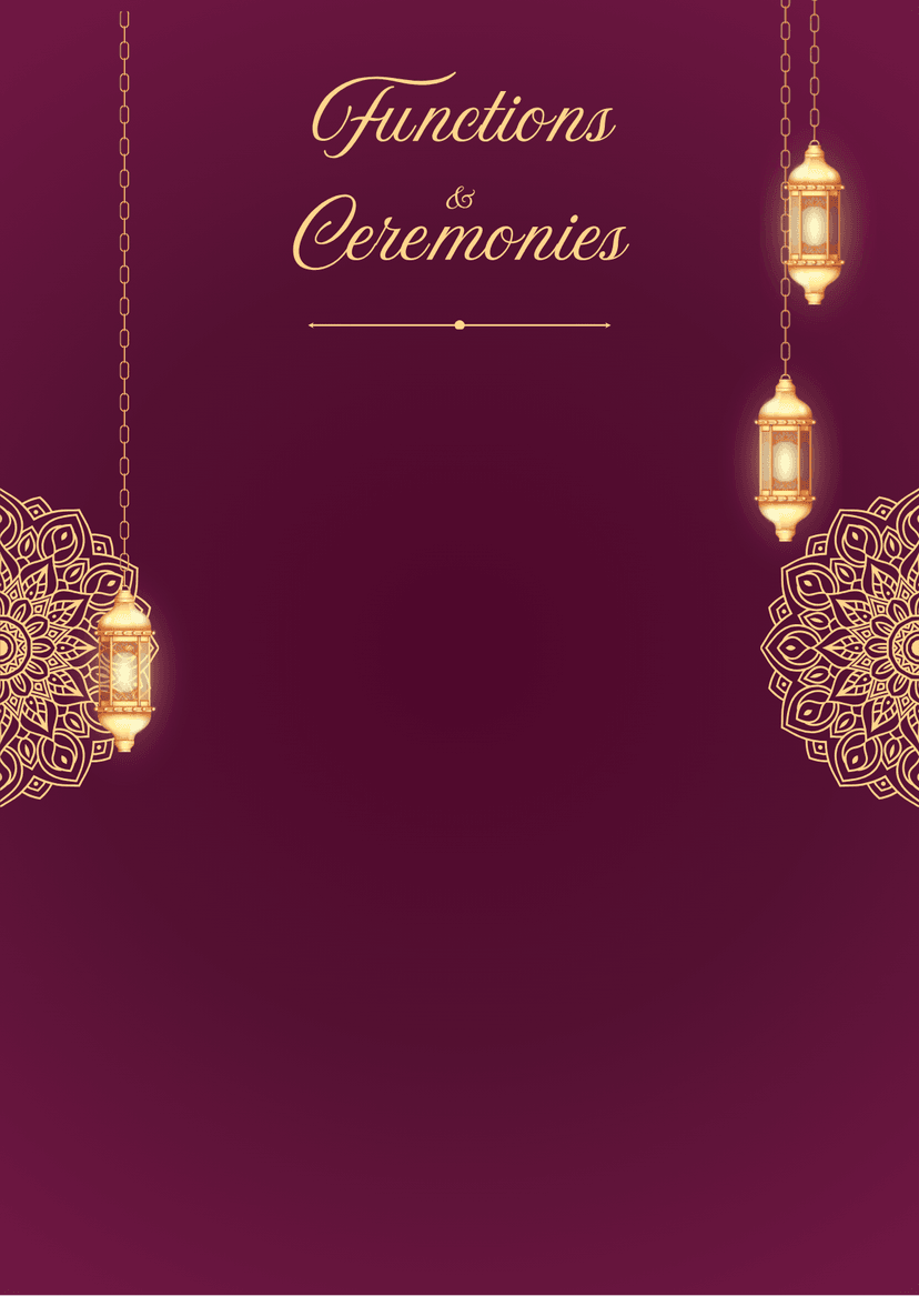 Purple Yellow Festive Wedding Invitation Events Page