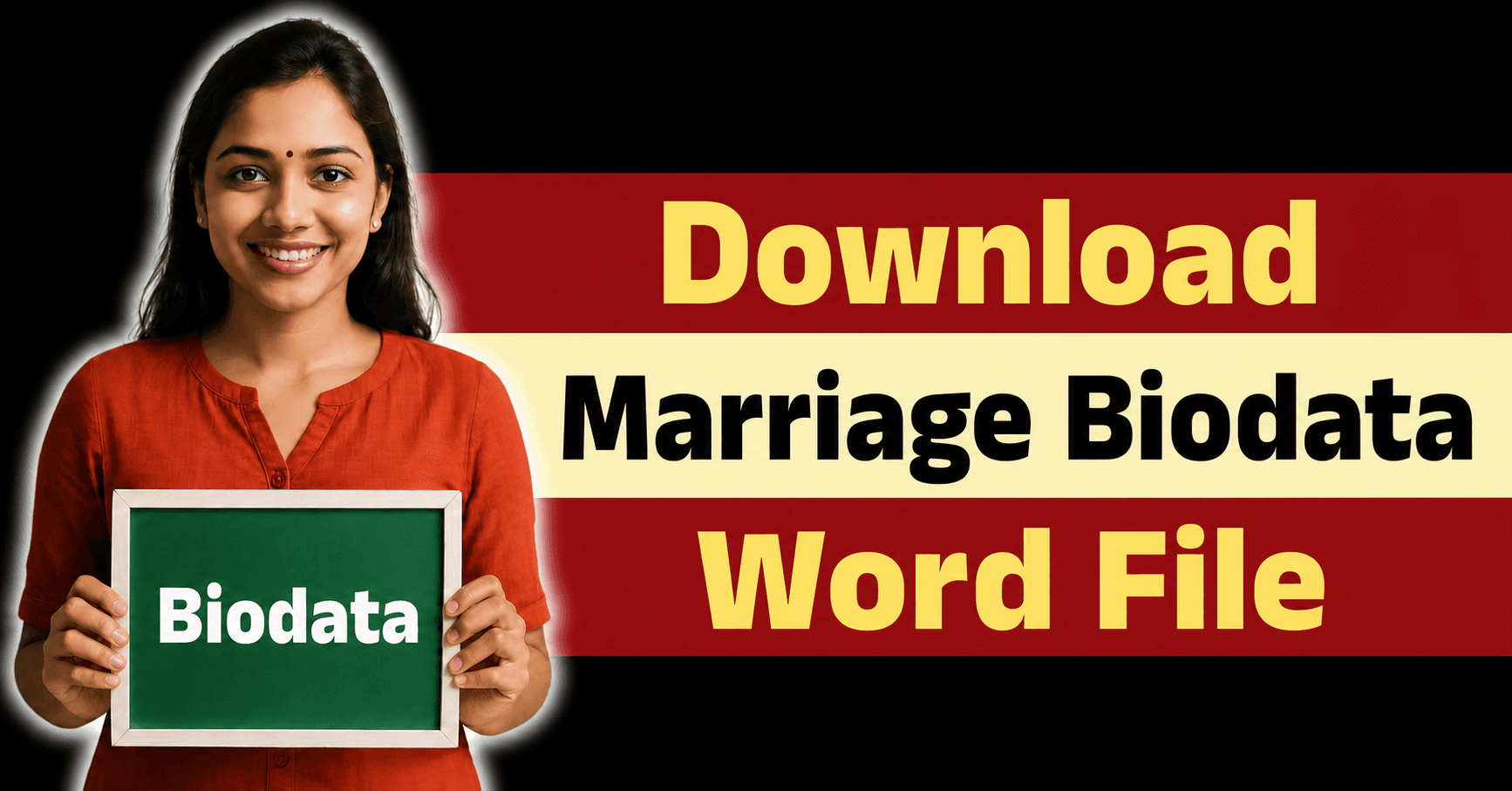 Quick Aur Easy Edits Ke Liye Apna Marriage Biodata Word File Mein Download Karein