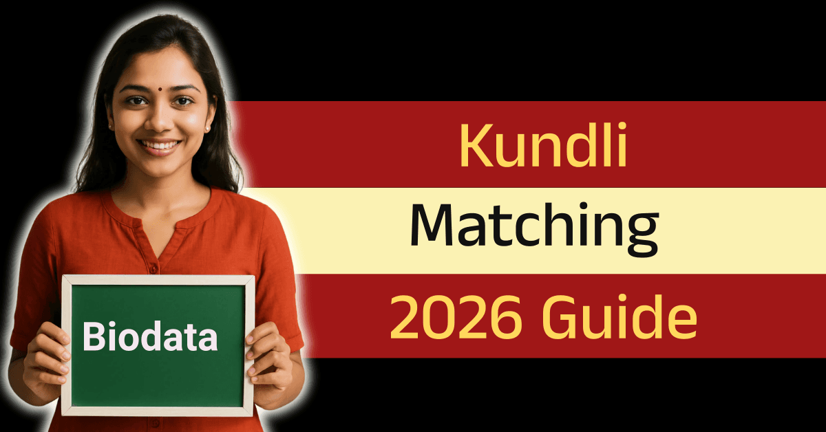 Kundli Matching - 2026 లో వివాహానికి Horoscope Matching