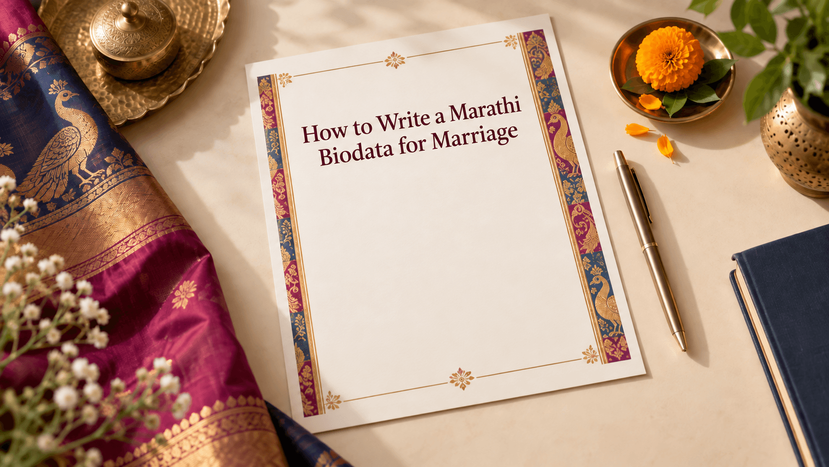 How to Write a Marathi Biodata for Marriage